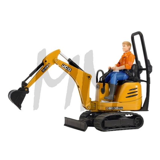 Igrača MIKROBAGER JCB 8010 CTS s strojnikom