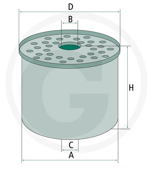 Filter goriva -John Deere