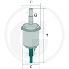 Filter goriva za for Renault, Claas, Fleetguard, John Deere