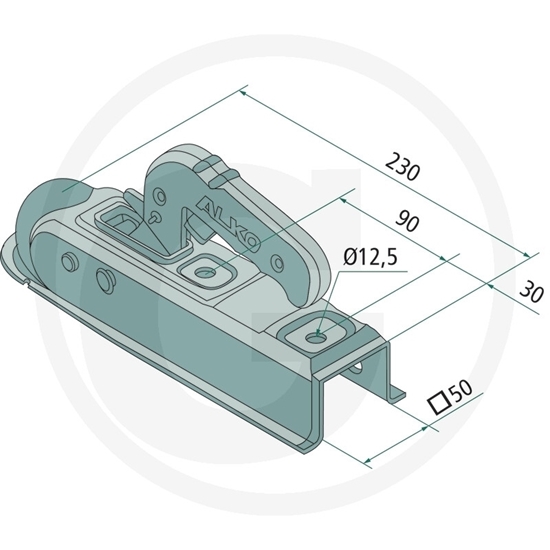 Šapa za auto prikolicu AL-KO tip: AK 7 Plus / A