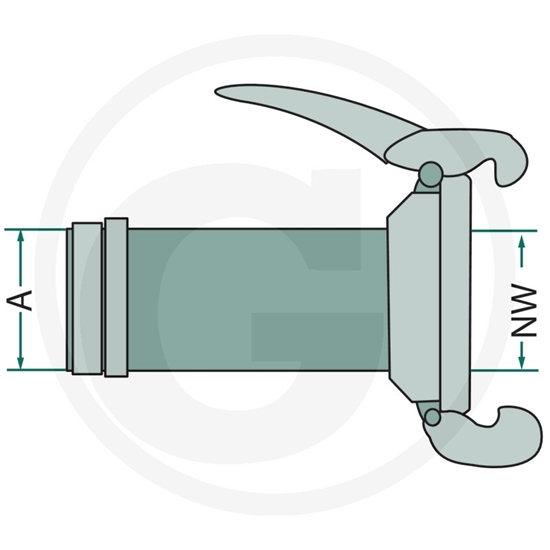 Priključak za crijevo cisterne 150mm / 6"