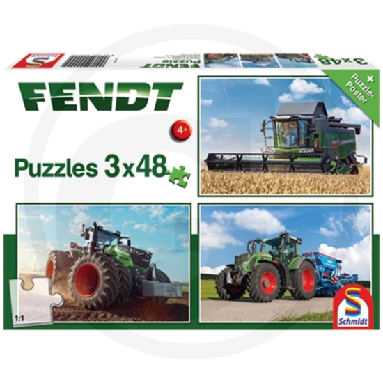 Puzzle Fendt x 3, Schmidt