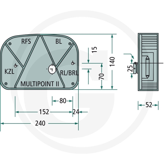 Svjetlo ASPÖCK Multipoint II