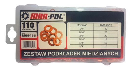 SET bakrenih podloški 110/1 marke MAR-POL