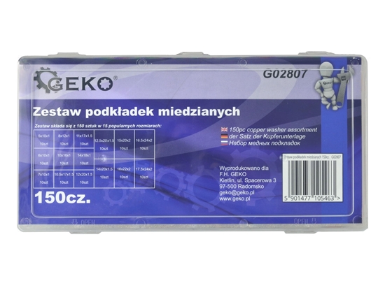 Set bakrenih podloški 150kom, GEKO