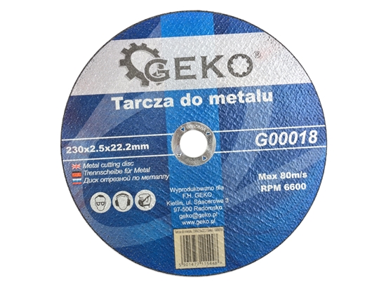 Disk za rezanje metala ,GEKO