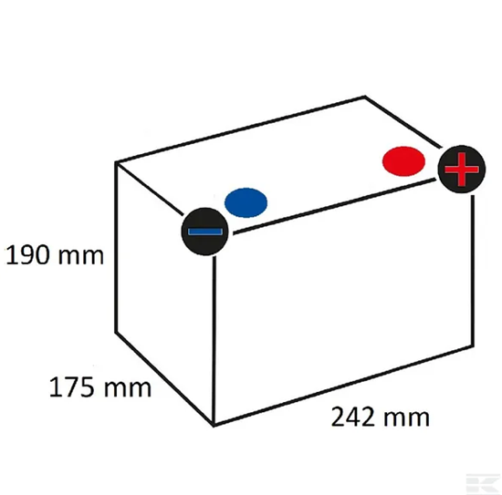 Fotografija proizvoda Akumulator 12V 60Ah 540A