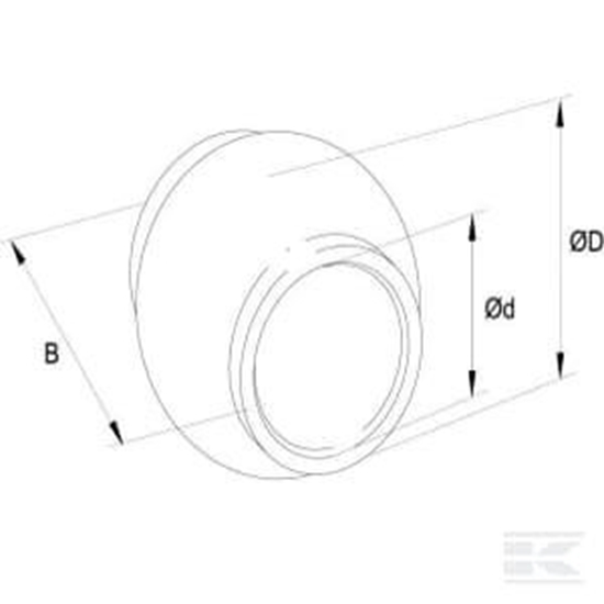 Fotografija proizvoda Kugla TopLink poluge CAT.3/3O32/60x51mm Kramp