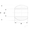 Fotografija proizvoda Kugla donje poluge Cat.3/2 O28.4/64x45mm Kramp