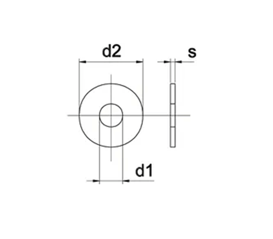 Fotografija proizvoda Podloška za vijak M16x50x3 mm