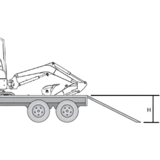 Fotografija proizvoda Utovarna rampa RAVNA 1,5m  450kg