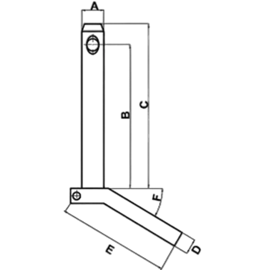 Fotografija proizvoda Klin s ručkom 25x123mm Kramp