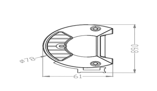 Fotografija proizvoda Radno LED svjetlo, 81 W 12/24V pravokutno,301,8x89 mm, bijelo